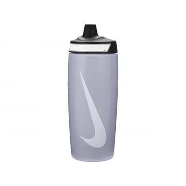 Nike - "Refuel" Wasserflasche, 511ml (Wolfsgrau/Schwarz/Weiß)