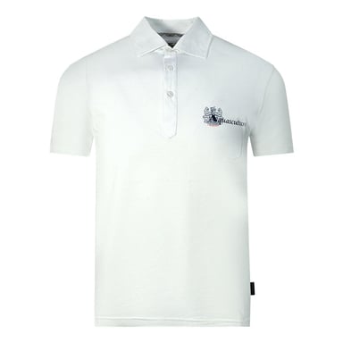 Aquascutum - "Aldis London" Poloshirt für Herren/Damen Unisex (Weiß)