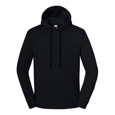 Fruit of the Loom - "Iconic Premium" Kapuzenpullover für Herren/Damen Unisex (Schwarz)