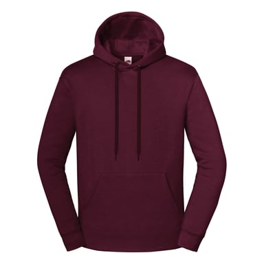 Fruit of the Loom - "Iconic Premium" Kapuzenpullover für Herren/Damen Unisex (Burgunderrot)