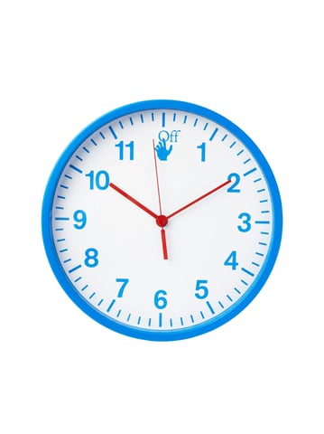 Hand Off Logo Quarz-Wanduhr
