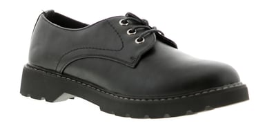 Apache Womens Flat Shoes Katala Lace Up black