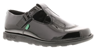 Sandales Mary Jane vernies Fragma Kickers Pour Femme en Noir