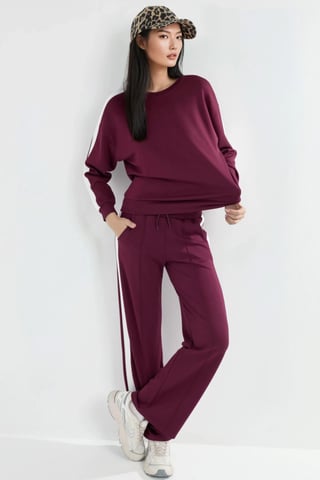 Modal Touch Regular Fit Sweatshirt- und Hosen-Set