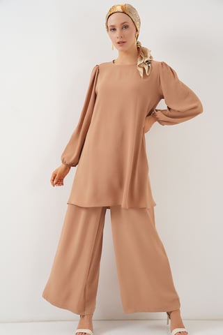 Tunika & Weite Hosen Zweiteiliges Coord-Set