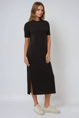 Lässiges Maxi-Kleid