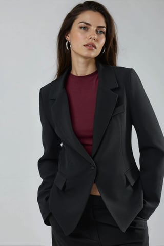 Schlanker Blazerjacke
