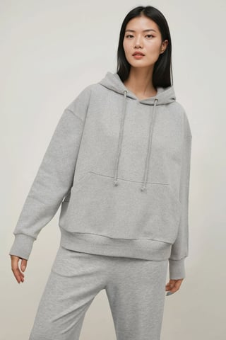 Übergroßer Kapuzenpullover