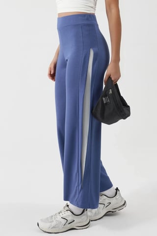 Modal Touch Streifen-Details Hose