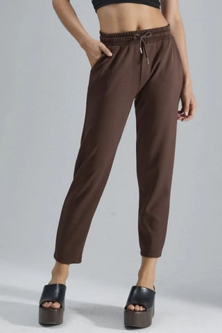 Modal Touch Elastischer Bund Karottenform Jogginghosen