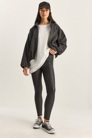 Kunstleder-Leggings
