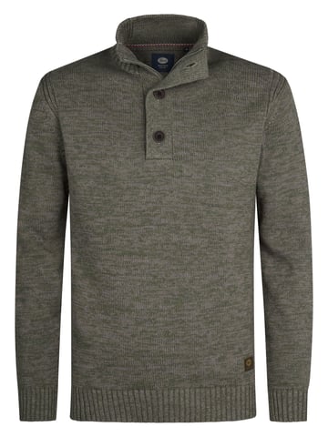 Petrol Industries - Melange Pullover Logan Herren - Grün