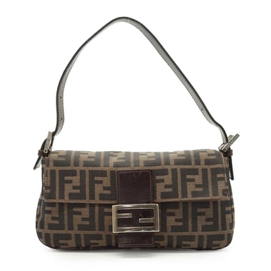 Fendi Stoff-Schultertasche Baguette