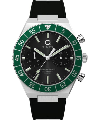 Timex Q Timex Continental Schwarz Herren Armbanduhr TW2Y56100