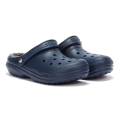 Einkaufen Für Klassische Damen-Clogs Mit Futter In Marineblau/Grau