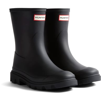 Hunter Downpour Short Gummi Damen Schwarze Gummistiefel