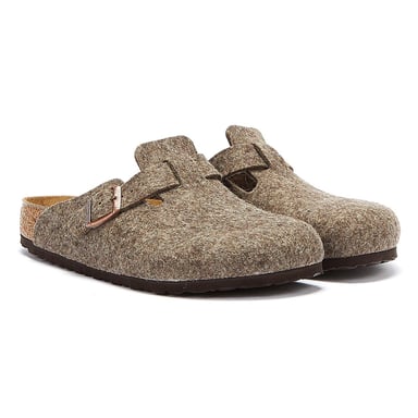 Kaufen Sie Birkenstock Boston Braune Hausschuhe