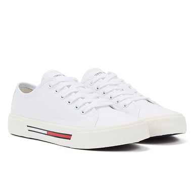 Kaufen Sie Tommy Hilfiger Tommy Jeans Low Cut Canvas Damen-Sneaker In Weiß
