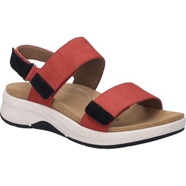 JOSEF SEIBEL Damen Sandale Estelle 04 in rot-kombi