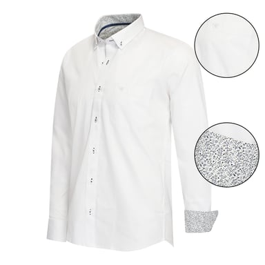 Cappuccino Italia Regular Fit Hemd Weiß Weiß