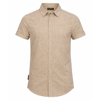 Norlund Overhemden Cran Linnen Shirt Beige