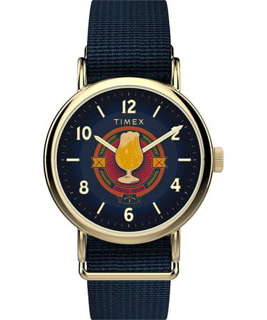 Timex Harry Potter X Timex Weekender Butterbeer Blau Unisex Armbanduhr TW2Y76100