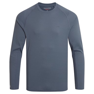 Craghoppers - T-Shirt für Herren, Nosilife, SolarShield+, Langärmlig (Dunkles Zinngrau)