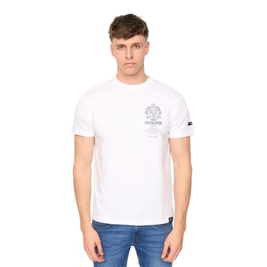 Duck and Cover - "Stoneham" T-Shirt für Herren, Angerauhte Baumwolle (Weiß)