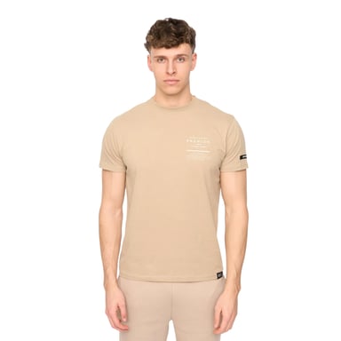 Duck and Cover - "Rayland" T-Shirt für Herren, Baumwolle (Steinfarben)