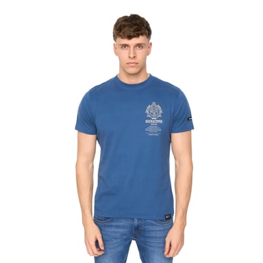 Duck and Cover - "Stoneham" T-Shirt für Herren, Angerauhte Baumwolle (Blau)