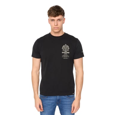 Duck and Cover - "Stoneham" T-Shirt für Herren, Angerauhte Baumwolle (Schwarz)