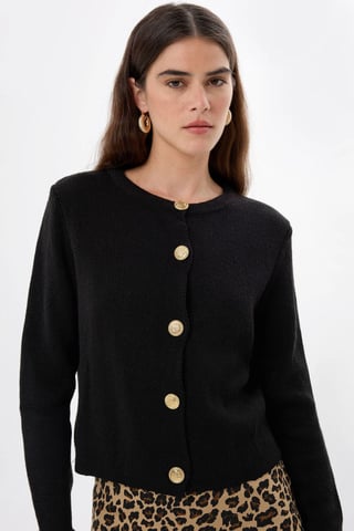 Knopfgestrickter Cardigan