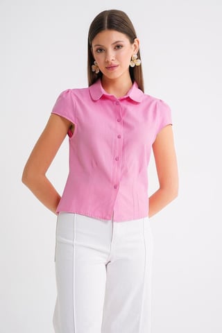 Slim Fit Popeline Hemd
