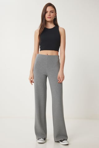 Reguläre Passform Sweatpants mit elastischem Bund