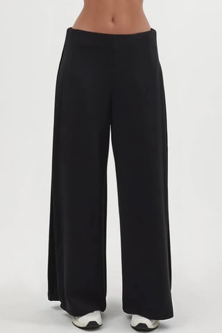 Weite gefaltete Hose