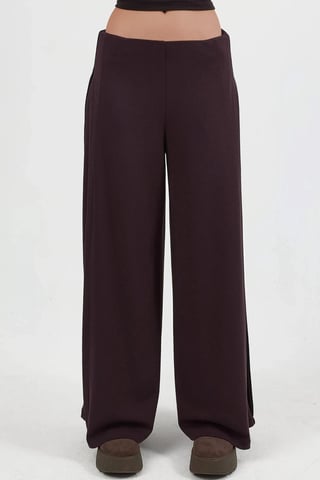 Weite gefaltete Hose