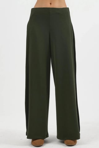 Weite gefaltete Hose