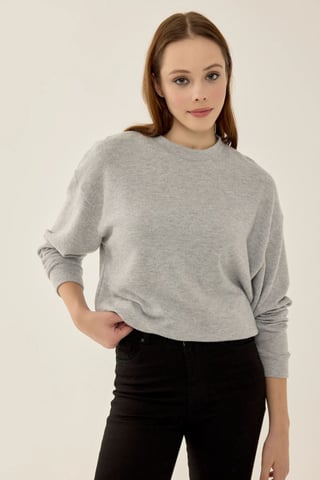 Lässiger Basic-Pullover