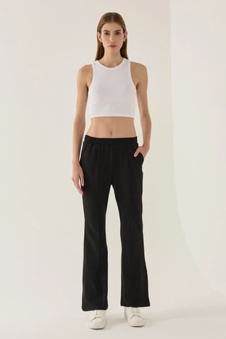 Schlupfhose mit weitem Bein
