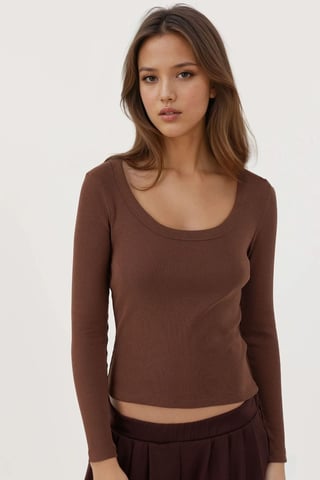 Basics Baumwollmischung T-Shirt