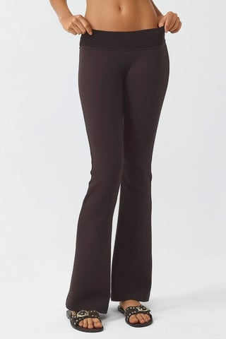 Elastische Bund-Weitbein-Hosen