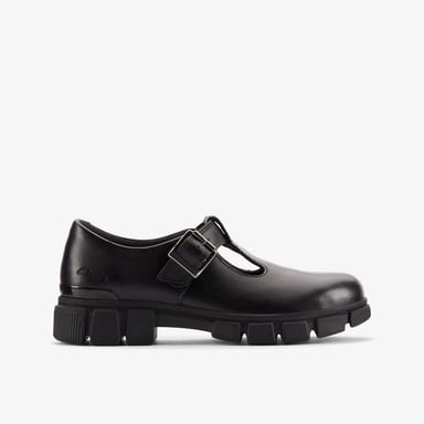 Evyn Bar K. Black Leather Schuhe