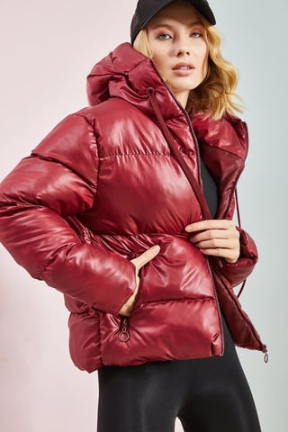 Hooded Puffer-Jacke