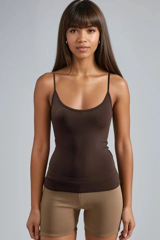 Tailliertes U-Ausschnitt Gestricktes Tanktop