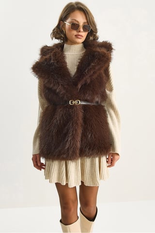 Faux-Fur-Weste