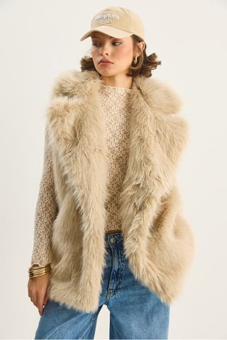 Faux Fur Weste