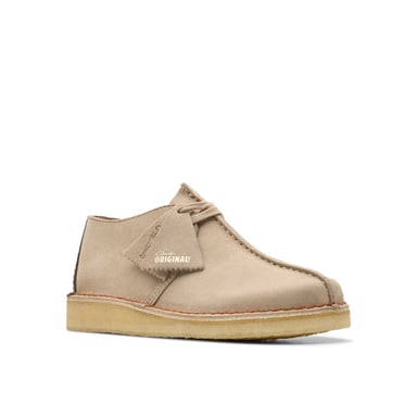Clarks Originals Desert Trek Wildleder Herren Schnürschuhe In Beige