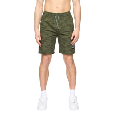 Crosshatch - "Janscore" Cargo-Shorts für Herren (Tiefes Olivgrün)