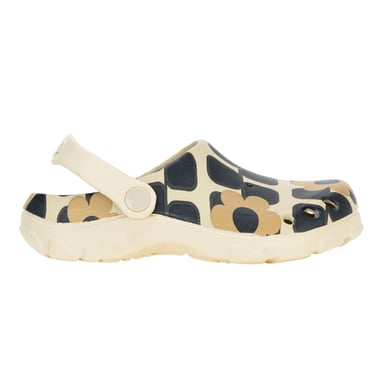 Regatta - "Orla Kiely" Riesige Blume Clogs für Kinder (Schwarz/Weiß)