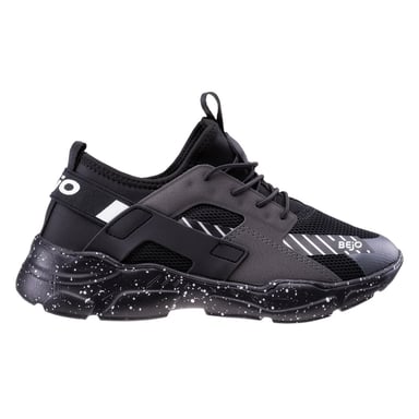 Bejo - Kinder Sneaker "Slikter" (Schwarz/Grau/Weiß)